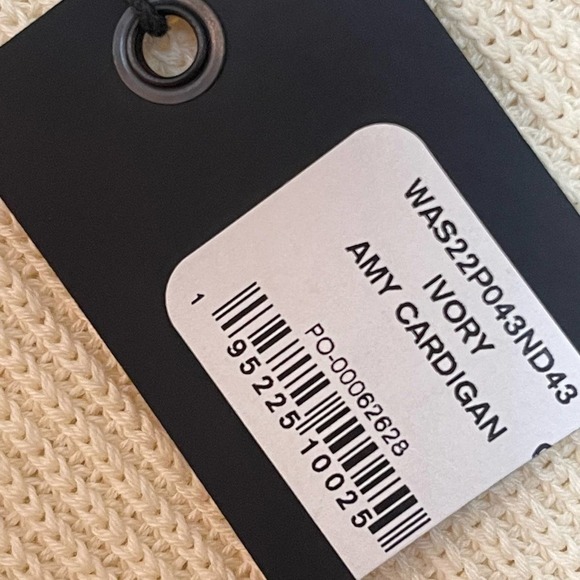 Rag & Bone Amy Cardigan Ribbed Open Front Belted Long Sweater Women's Size M NWT - Picture 10 of 10